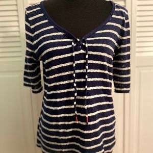 Lucky Brand 1/4 sleeve top